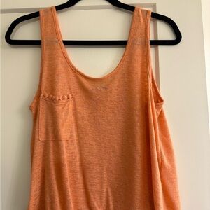 Sweet Claire Vibrant Orange Tank Top